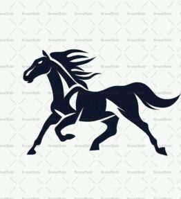 Galoppierendes Pferd